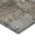 LOOMLAN Rugs Aelon Ivory Washable Indoor-Outdoor Rug