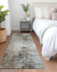LOOMLAN Rugs Aelon Ivory Washable Indoor-Outdoor Rug