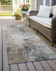 LOOMLAN Rugs Aelon Ivory Washable Indoor-Outdoor Rug