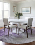 LOOMLAN Rugs Aelon Purple Washable Indoor-Outdoor Rug