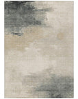 LOOMLAN Rugs Aelora Brown Washable Indoor-Outdoor Rug