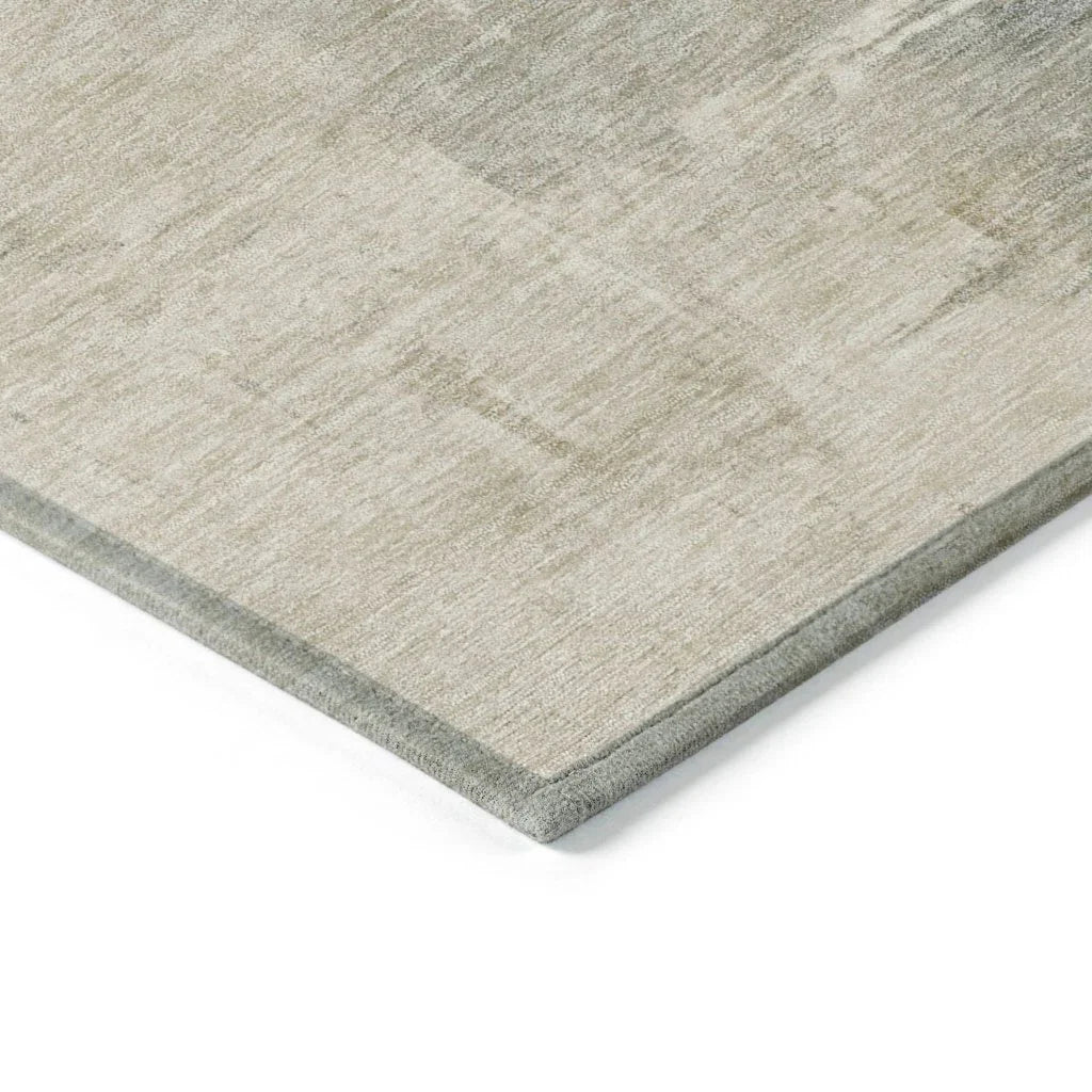 LOOMLAN Rugs Aelora Brown Washable Indoor-Outdoor Rug