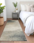 LOOMLAN Rugs Aelora Brown Washable Indoor-Outdoor Rug