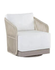 Allariz Swivel Outdoor Lounge Chair-Outdoor Lounge Chairs-SUNPAN-Stinson White-LOOMLAN