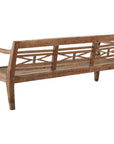 Antique Plantation Grown Teak Bench-Outdoor Benches-Furniture Classics-LOOMLAN