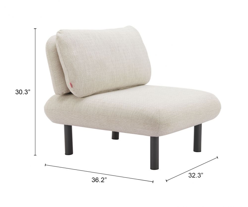 Zuo Modern Aperto Olefin Fabric Outdoor Accent Chair