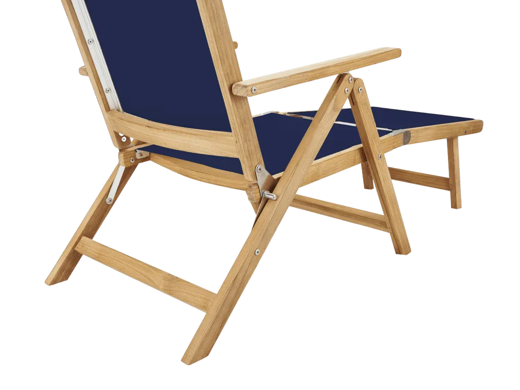 HiTeak Aquitania Teak Patio Folding Lounge Deck Chair