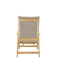 HiTeak Aquitania Teak Patio Folding Lounge Deck Chair