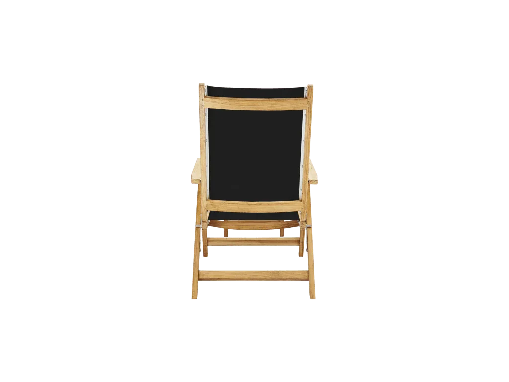 HiTeak Aquitania Teak Patio Folding Lounge Deck Chair