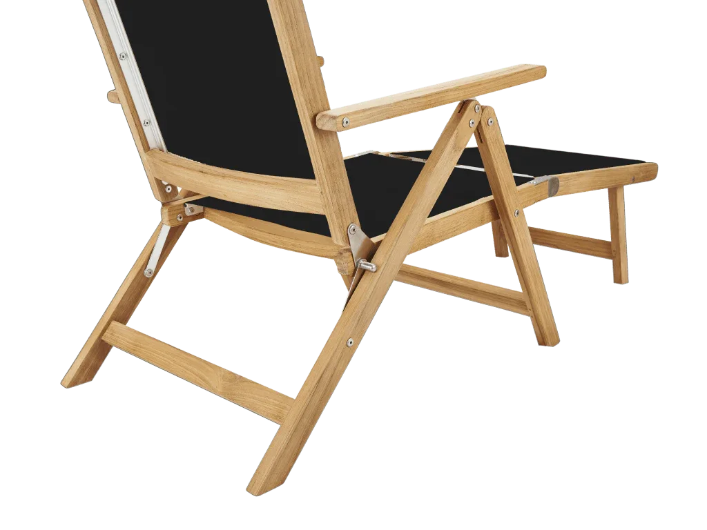 HiTeak Aquitania Teak Patio Folding Lounge Deck Chair
