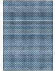 LOOMLAN Rugs Ariaelle Blue Washable Indoor-Outdoor Rug