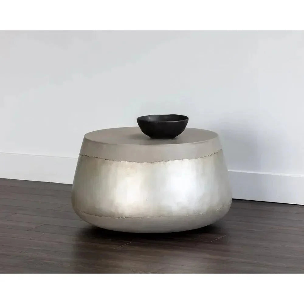 SUNPAN Aries Concrete Outdoor Round Coffee Table