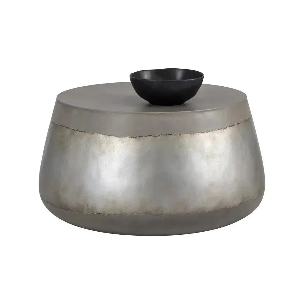 SUNPAN Aries Concrete Outdoor Round Coffee Table