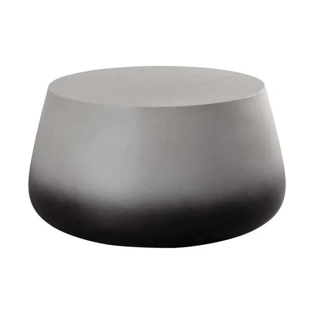 Aries Concrete Outdoor Round Coffee Table-Outdoor Coffee Tables-SUNPAN-Black Ombre-LOOMLAN