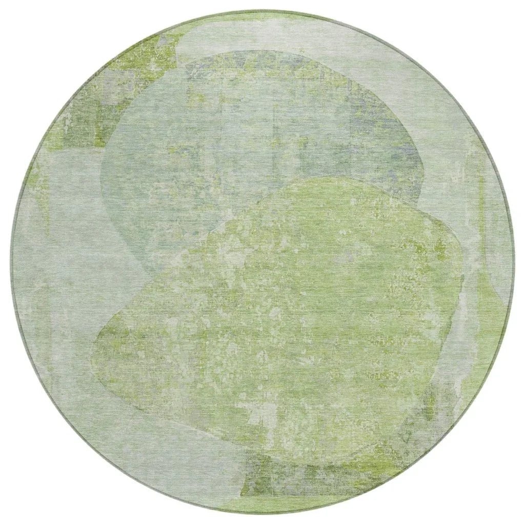 LOOMLAN Rugs Armalise Aloe Washable Indoor-Outdoor Rug