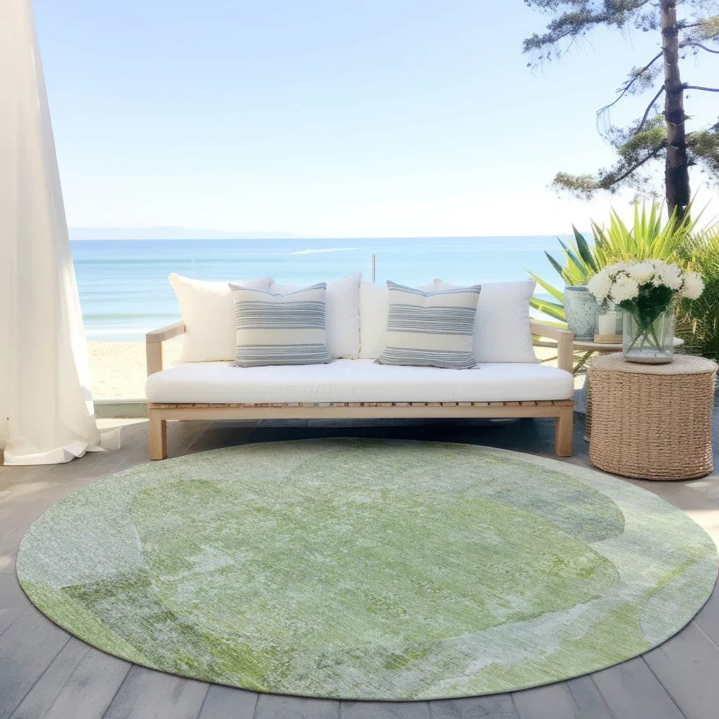LOOMLAN Rugs Armalise Aloe Washable Indoor-Outdoor Rug