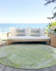 LOOMLAN Rugs Armalise Aloe Washable Indoor-Outdoor Rug