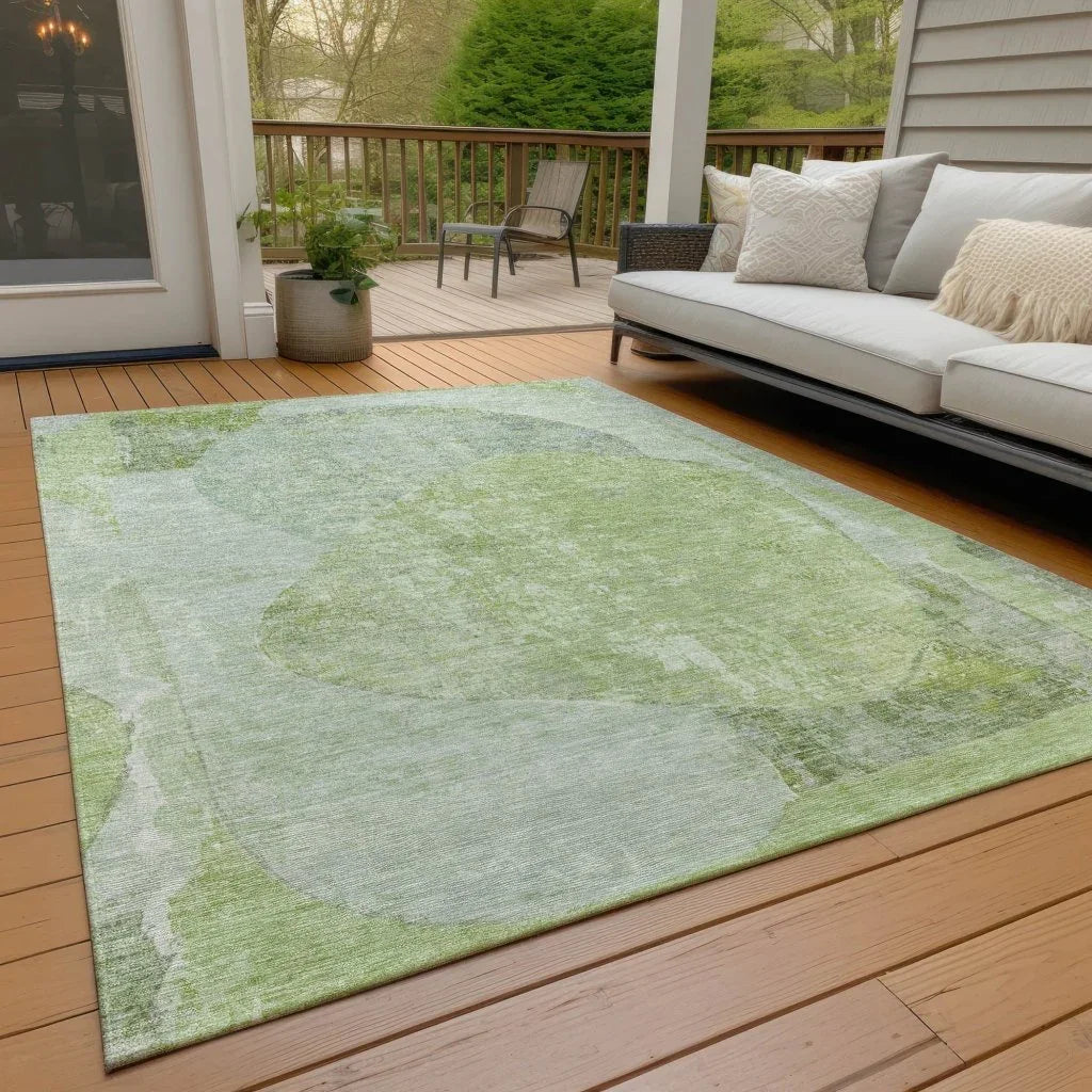 LOOMLAN Rugs Armalise Aloe Washable Indoor-Outdoor Rug