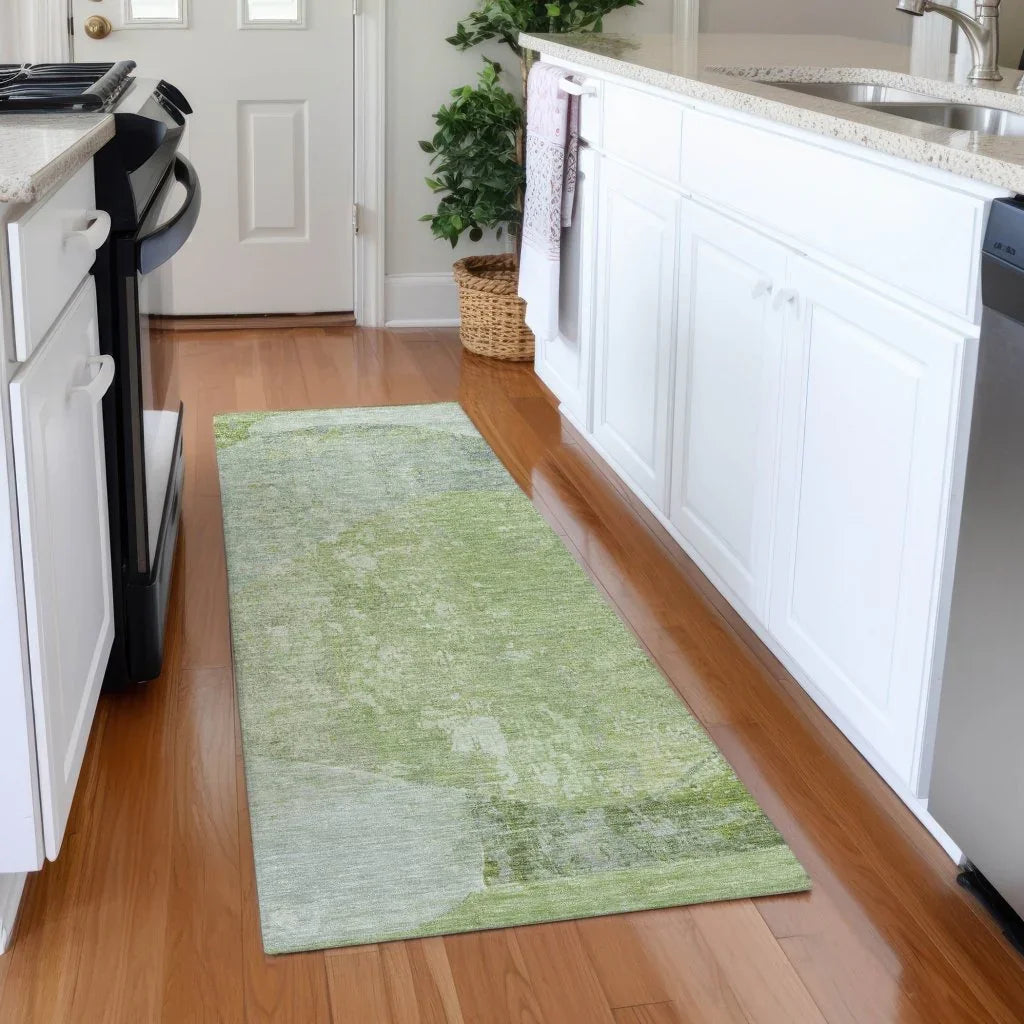 LOOMLAN Rugs Armalise Aloe Washable Indoor-Outdoor Rug