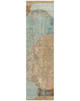 LOOMLAN Rugs Armalise Teal Washable Indoor-Outdoor Rug