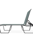 Aruba II Sling Lay-flat Stacking Armless Chaise