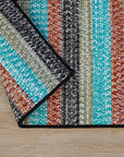 Ashton Tweed Stripe Square Outdoor Rugs