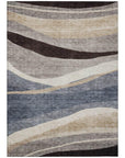LOOMLAN Rugs Athena Blue Washable Indoor-Outdoor Rug