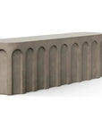 Atlas Concrete Made Outdoor Bench-Outdoor Benches-Urbia-Dark Grey-LOOMLAN