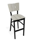 Avant MGP Aluminum Bar Height Stacking Armless Chair