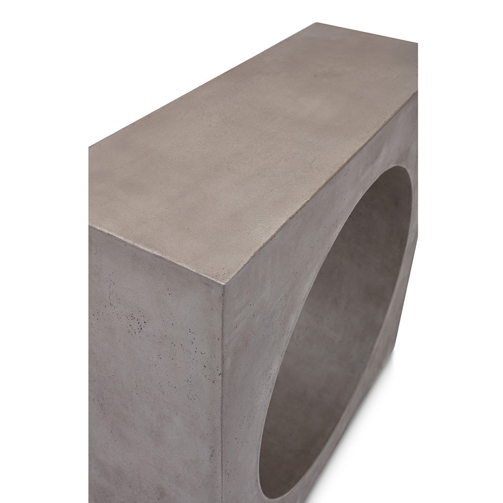 Avva Fiber Reinforced Concrete Rectangular Console Table