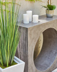 Avva Fiber Reinforced Concrete Rectangular Console Table