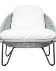 Azores Lounge Chair - Coconut White Outdoor Lounger Chair-Outdoor Lounge Chairs-Seasonal Living-LOOMLAN