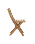 Balcony Wooden Foldable Outdoor Bistro Set-Outdoor Bistro Sets-LH Imports-LOOMLAN