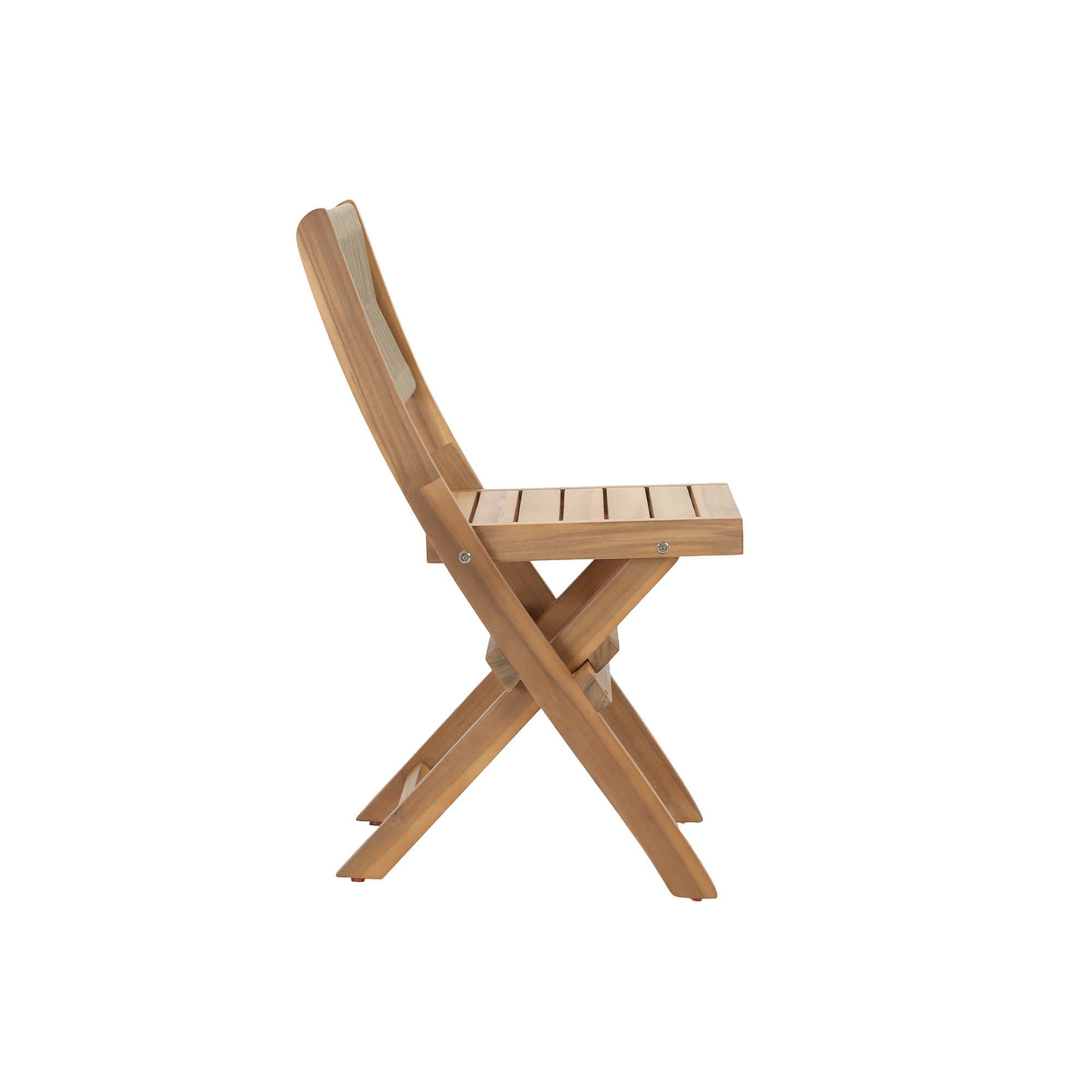 Balcony Wooden Foldable Outdoor Bistro Set