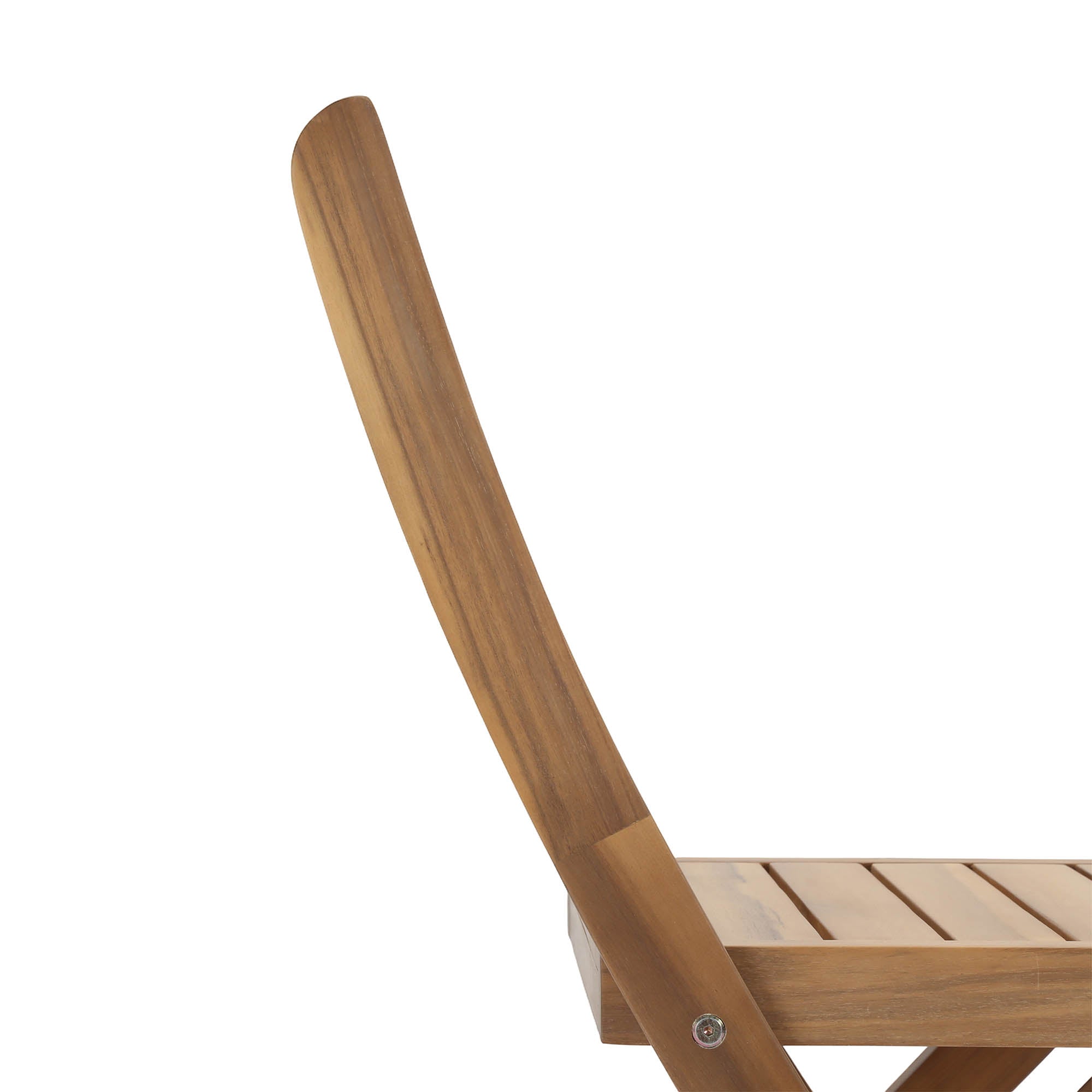 Balcony Wooden Foldable Outdoor Bistro Set