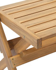 Balcony Wooden Foldable Outdoor Bistro Set