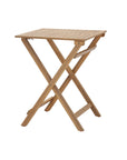 Balcony Wooden Foldable Outdoor Bistro Set