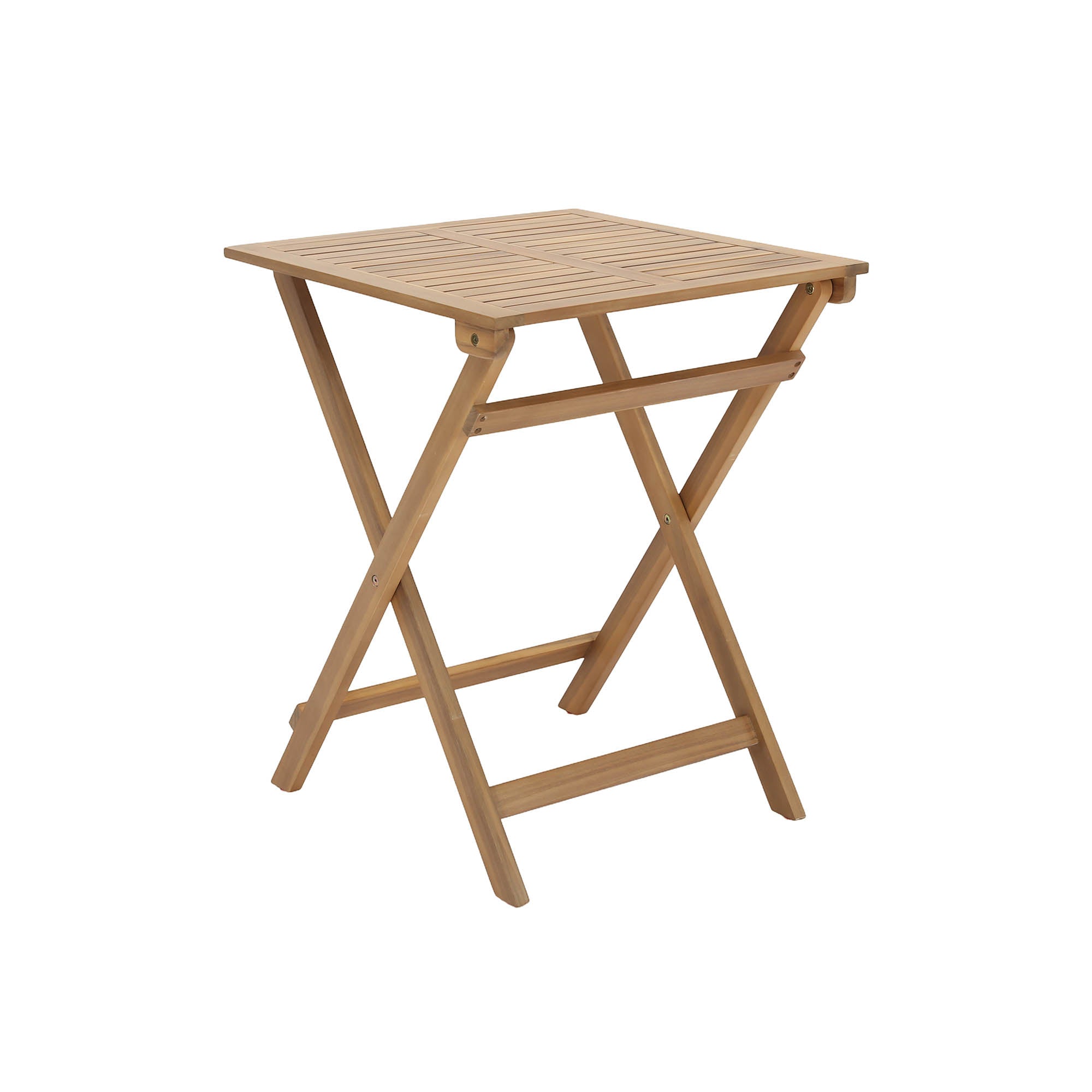 Balcony Wooden Foldable Outdoor Bistro Set