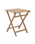 Balcony Wooden Foldable Outdoor Bistro Set