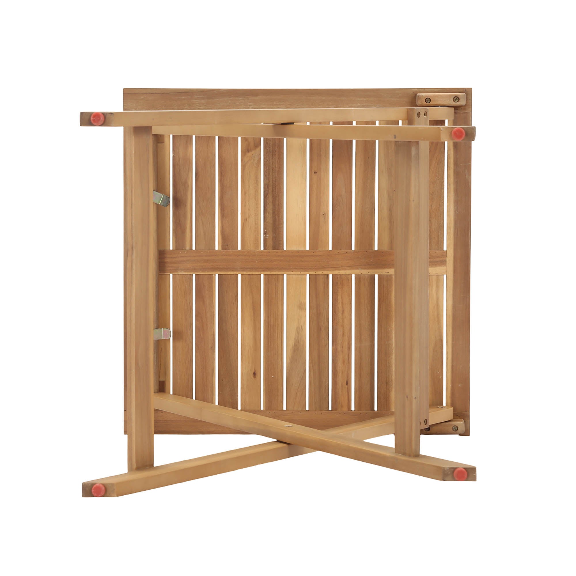 Balcony Wooden Foldable Outdoor Bistro Set