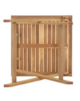 Balcony Wooden Foldable Outdoor Bistro Set
