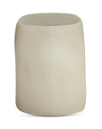 Albers Concrete Off-White Outdoor Stool