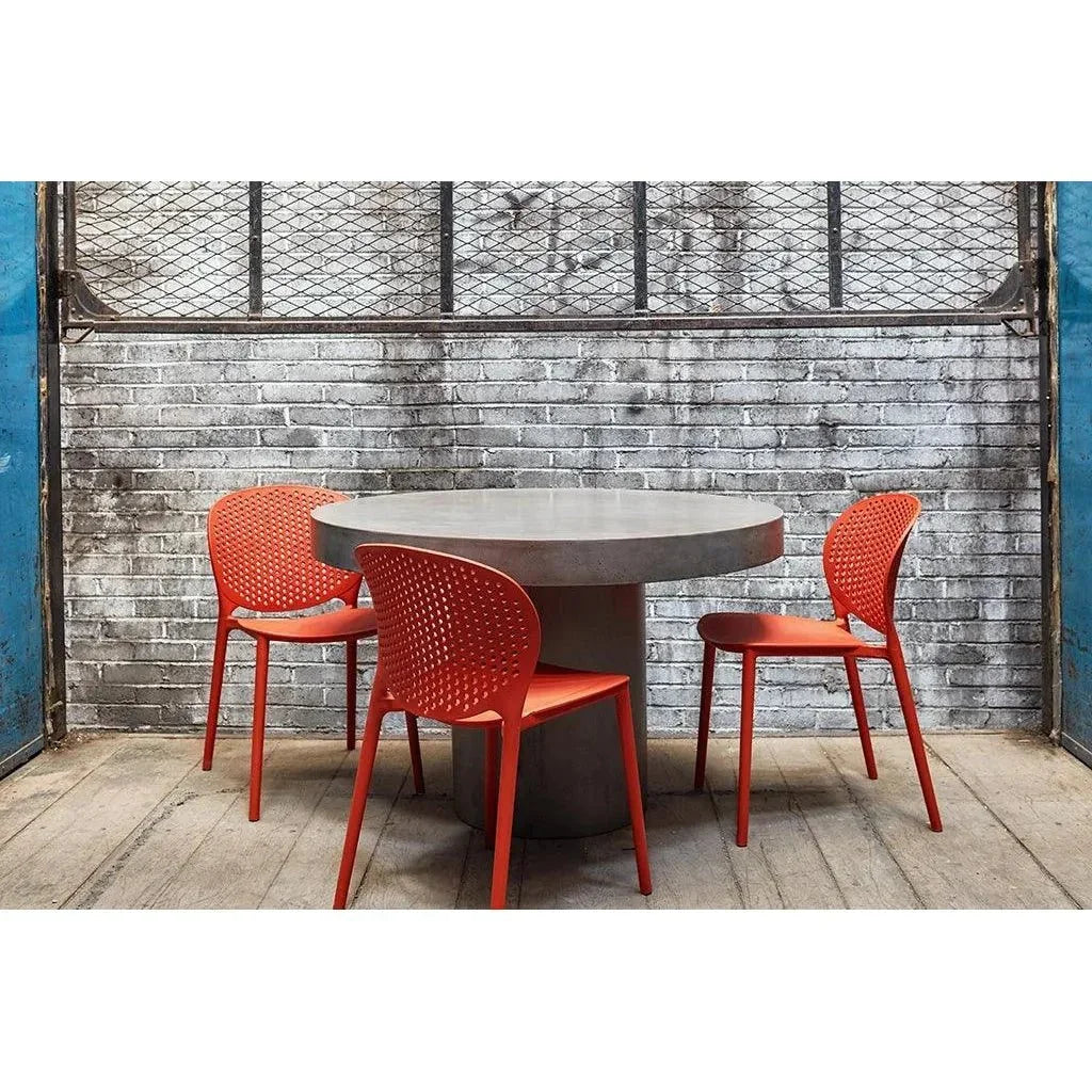 Bailey Poly Lumber Outdoor Side Chair 4PC-Outdoor Dining Chairs-Urbia-LOOMLAN