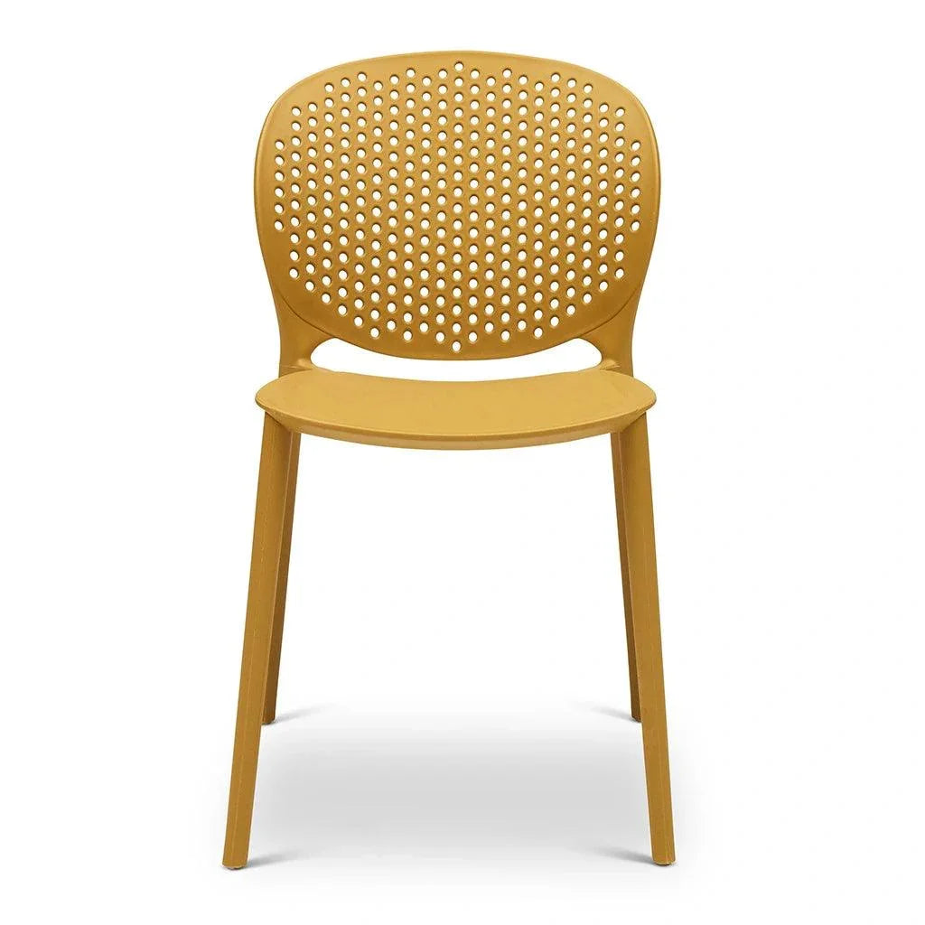 Bailey Poly Lumber Outdoor Side Chair 4PC-Outdoor Dining Chairs-Urbia-LOOMLAN