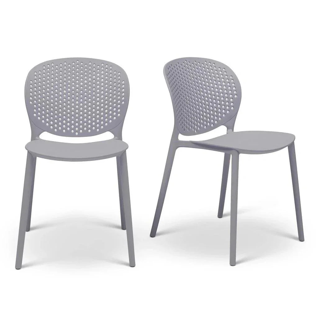 Bailey Poly Lumber Outdoor Side Chair 4PC-Outdoor Dining Chairs-Urbia-LOOMLAN