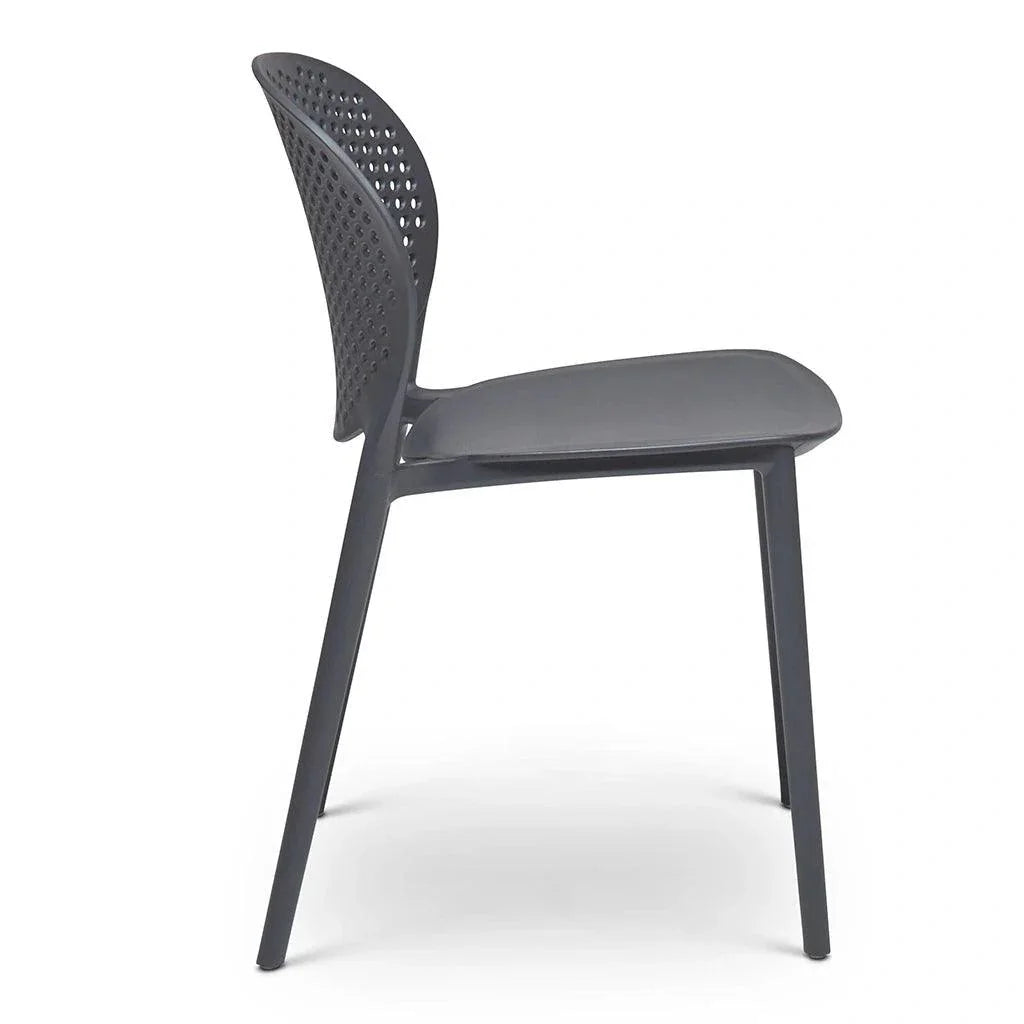 Bailey Poly Lumber Outdoor Side Chair 4PC-Outdoor Dining Chairs-Urbia-LOOMLAN