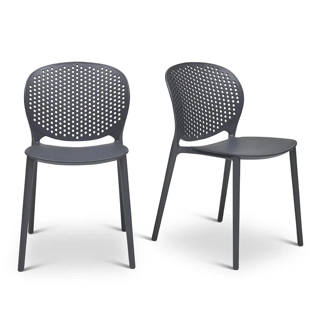 Bailey Poly Lumber Outdoor Side Chair 4PC-Outdoor Dining Chairs-Urbia-LOOMLAN