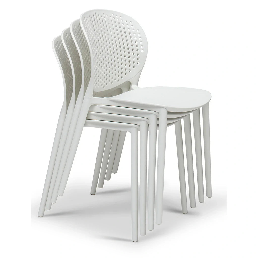 Bailey Poly Lumber Outdoor Armless Side Chair (Set of 4)