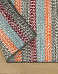 Baily Tweed Stripe Square Outdoor Rugs