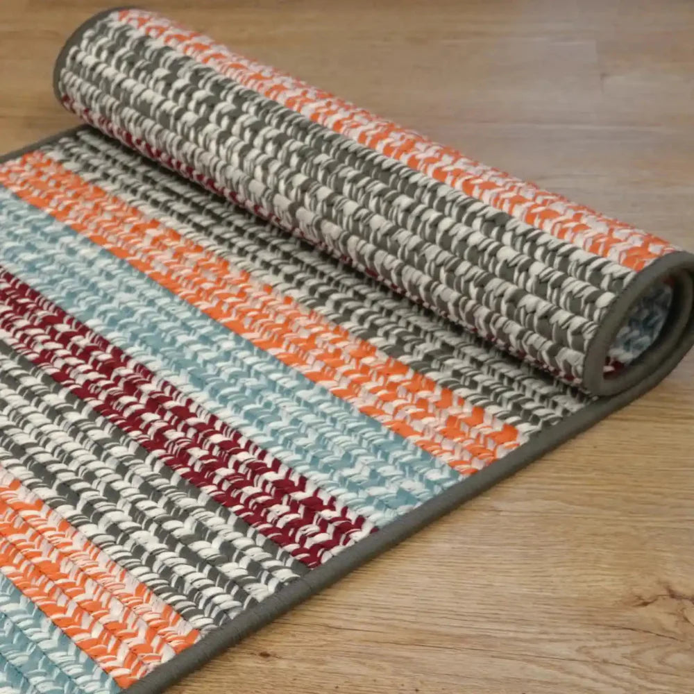 Baily Tweed Stripe Square Outdoor Rugs